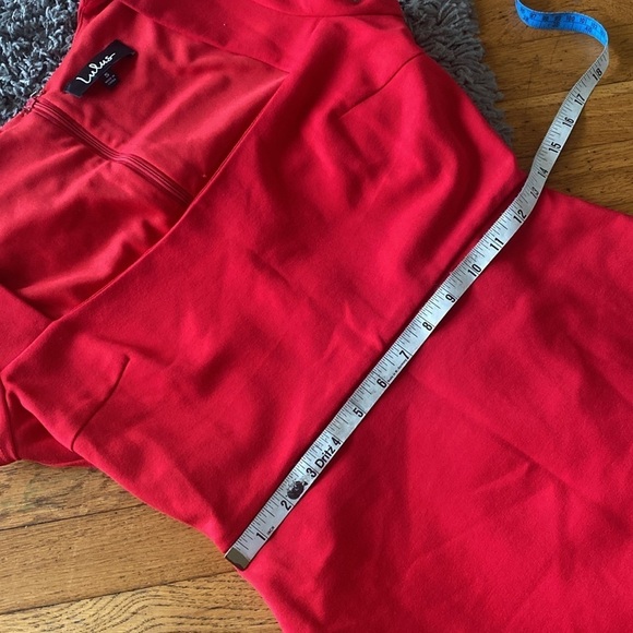 LULUS Frederica Red Square Neck Bodycon Dress Size Small - Picture 12 of 15